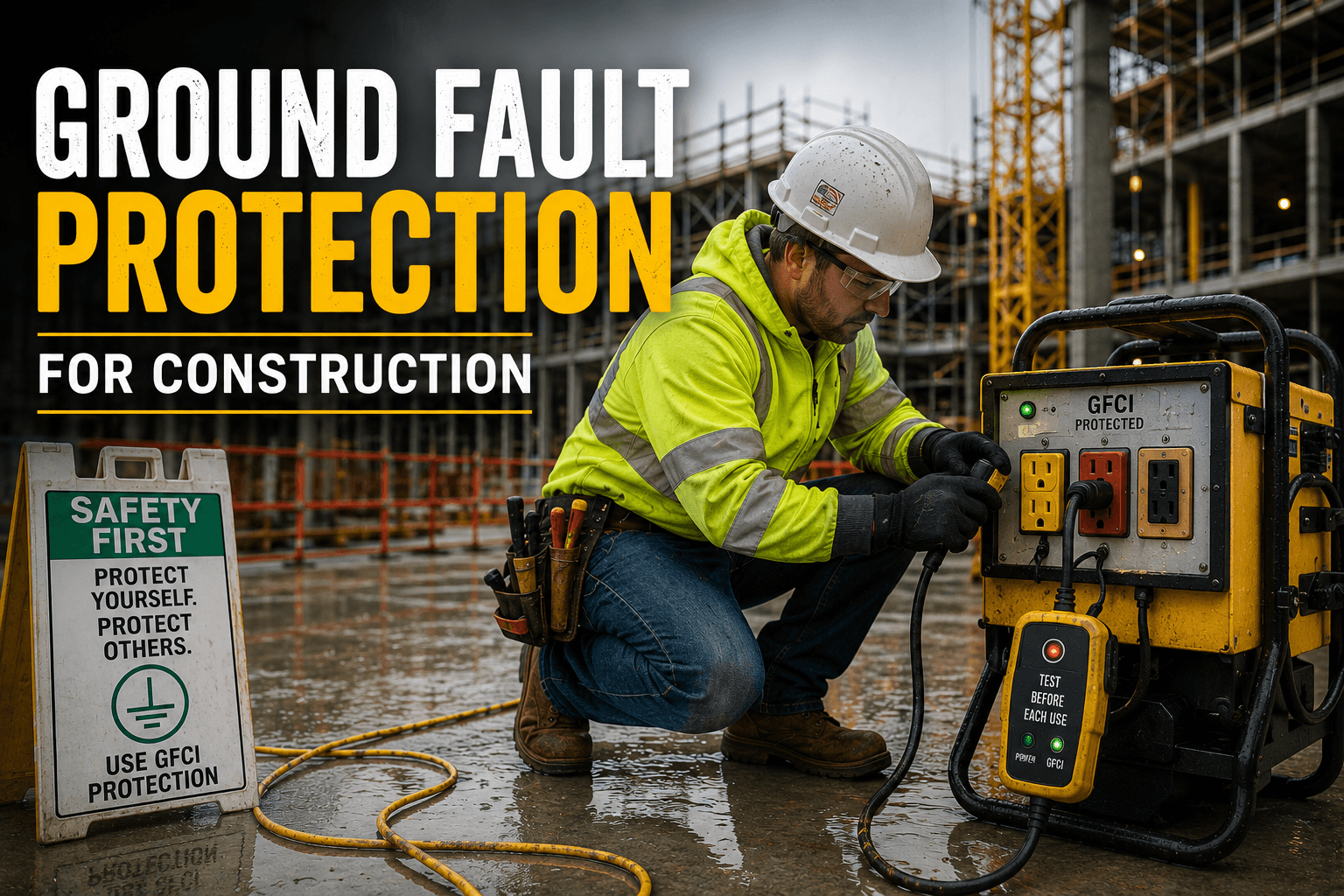 Ground Fault Protection for Construction