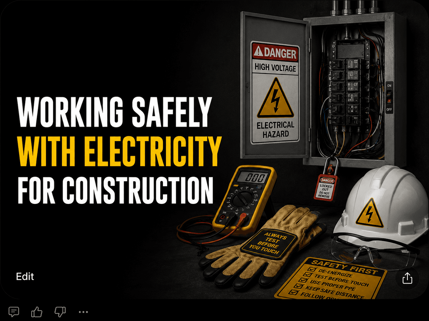 Working Safely with Electricity for Construction